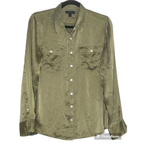 J. Crew Olive Button Down Shirt
